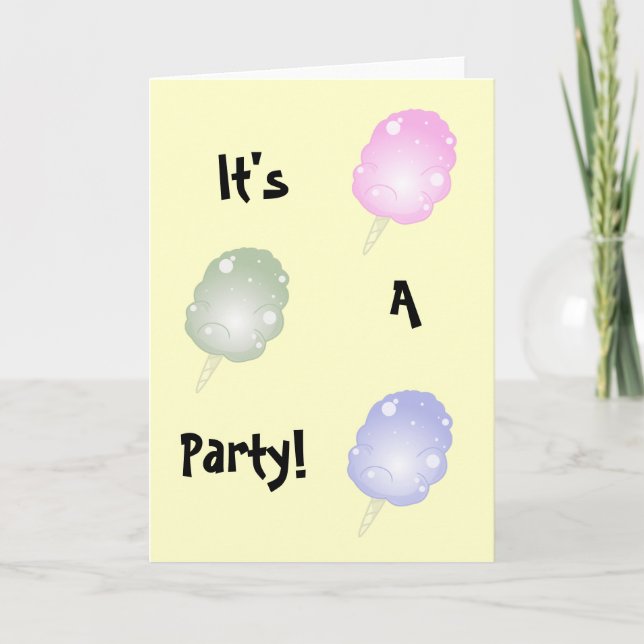 Es ist ein Party! Einladung (Vorderseite)