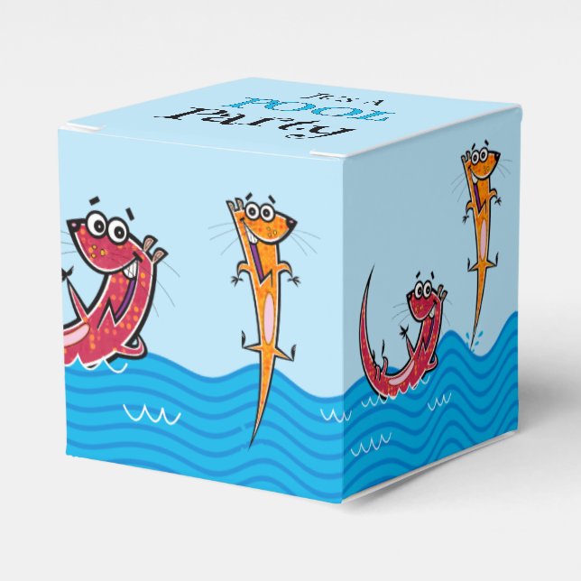 Es ist ein Pool-Party mit anderen Geschenkschachtel (Vorderseite)