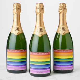 Es ist ein Rainbow-Party, mehrfarbiges Stripmuster
