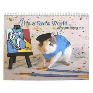 Es ist ein Rattenweltkalender Kalender