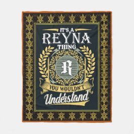 Es ist ein reyna-Ding, das man nicht verstehen kon Fleecedecke
