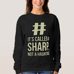 Es ist ein scharfer Klavier-Musik-Player-Lehrer-Mu Sweatshirt