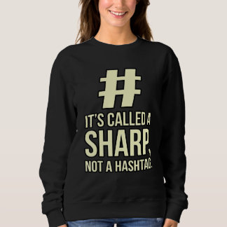 Es ist ein scharfer Klavier-Musik-Player-Lehrer-Mu Sweatshirt