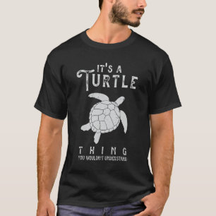 Es ist ein Schildkrötentier, ein lustiges Schildkr T-Shirt