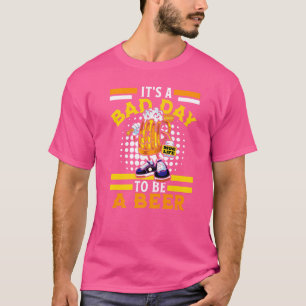 Es ist ein schlechter Tag, ein Bier-Retro-Alkoholg T-Shirt
