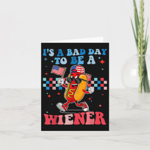 Es ist ein schlechter Tag, ein Dackel Funny Hot Do Karte