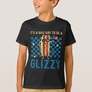 Es ist ein schlechter Tag, eine glanzvolle Flagge T-Shirt