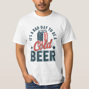 Es ist ein schlechter Tag, eine Vintage US-Flagge T-Shirt