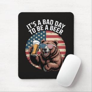 Es ist ein schlechter Tag, um ein Bär zu sein Mousepad