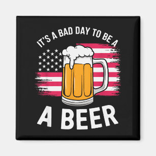 Es ist ein schlechter Tag, um ein Bier zu sein, lu Magnet