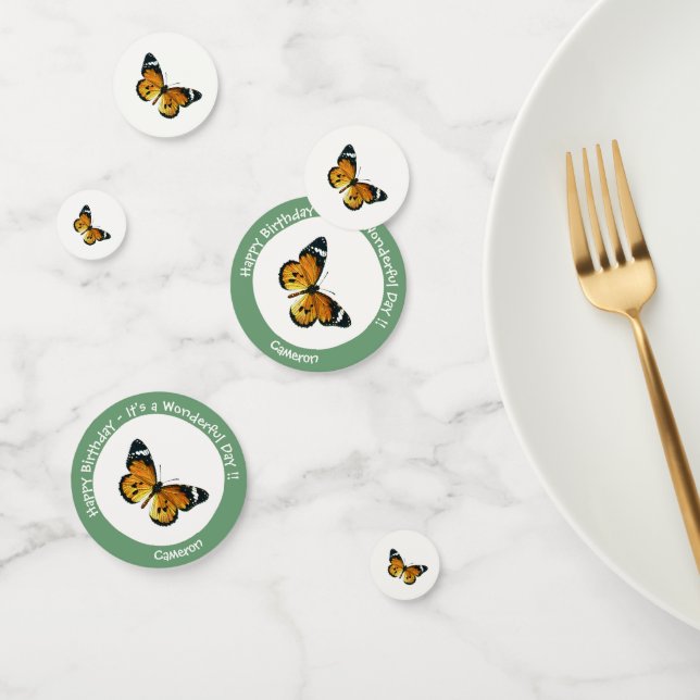 Es ist ein Schlichtes Tiger/African Queen Butterfl Konfetti (Gruppe)