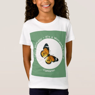 Es ist ein Schlichtes Tiger/African Queen Butterfl T-Shirt
