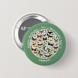 Es ist ein Schmetterling Geburtstag, Sammelstücke Button