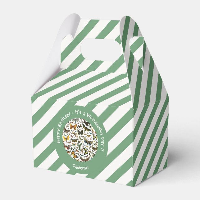 Es ist ein Schmetterling Geburtstag, Sammelstücke  Geschenkschachtel (Rückseite)