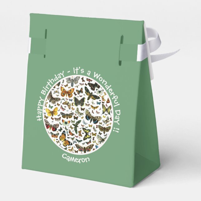 Es ist ein Schmetterling Geburtstag, Sammelstücke  Geschenkschachtel (Rückseite)