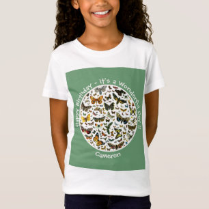 Es ist ein Schmetterlings-Geburtstag, Collage-Arti T-Shirt