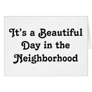 Es ist ein schöner Tag