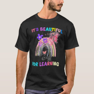 Es ist ein schöner Tag für das Lernen des Lehrers T-Shirt