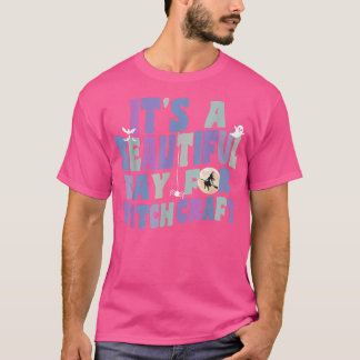 Es ist ein schöner Tag für Hexerei Retro Hexe Ac T-Shirt