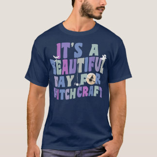 Es ist ein schöner Tag für Hexerei Retro Hexe Ac T-Shirt