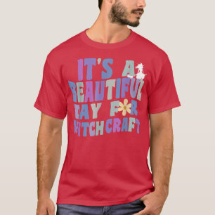 Es ist ein schöner Tag für Hexerei Retro Hexe Ac T-Shirt