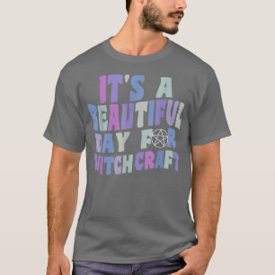 Es ist ein schöner Tag für Hexerei Retro Hexe Ac T-Shirt