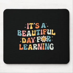 Es ist ein schöner Tag zum Lernen - Retro-Lehrer W Mousepad