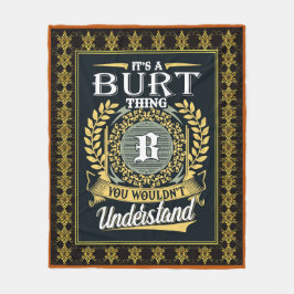 Es ist ein Schurkenfall, den du nicht verstehen ko Fleecedecke