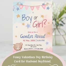 Es ist ein Teddy Bären Bash! Aufdeckung des Wasser Einladung