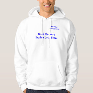 Es ist ein Vergnügens-pferdeartiges Bohrgerät-Team Hoodie