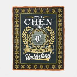 Es ist ein Verrücktes, das man nicht verstehen kon Fleecedecke