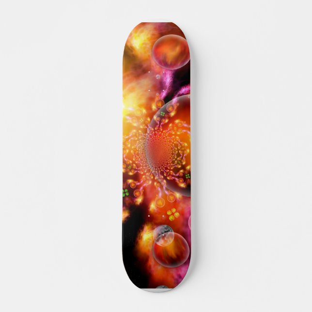 Es ist ein wackeliges, interdimensionales Stellar- Skateboard (Vorne)