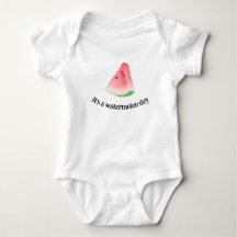 Es ist ein Wassermelone-Tag Baby Bodysuit
