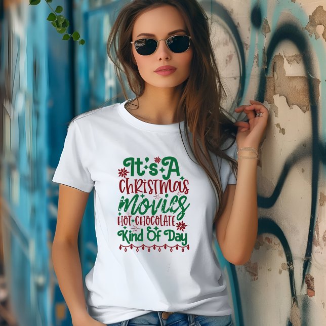 Es ist ein Weihnachtsfilm, heiße Schokolade wie ei T-Shirt (Von Creator hochgeladen)