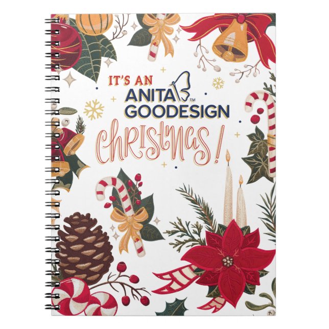Es ist ein Weihnachtsnotizbuch Anita Goodesign! Notizblock (Vorderseite)