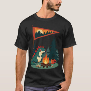 Es ist ein wilder Axolotl-Campingplatz mit Kiefern T-Shirt