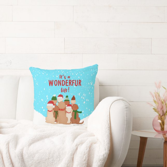 Es ist ein Wonderfur Life Throw Kissen (Liege)