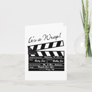 Es ist ein Wrap - Filmhochzeit Danke