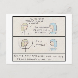 "Es ist ein Wunder!" Postkarte