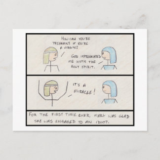 "Es ist ein Wunder!" Postkarte