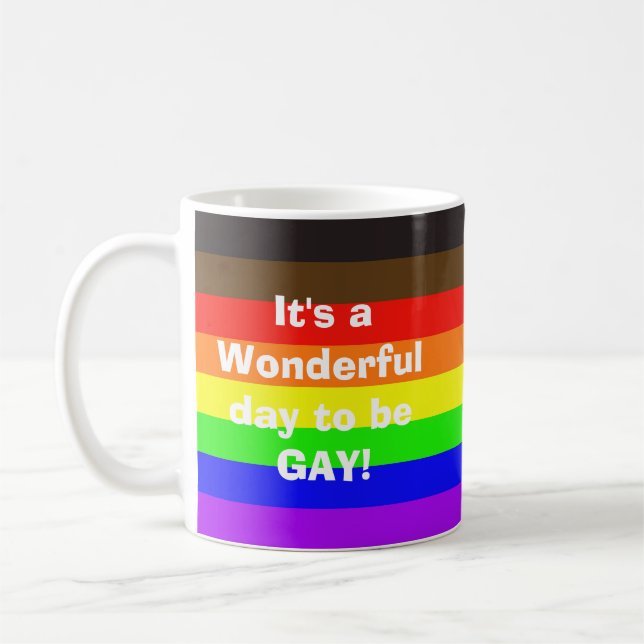 Es ist ein wunderbarer Tag Kaffeetasse (Links)