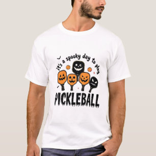 Es ist ein wunderbarer Tag, Pickleball Halloween z T-Shirt