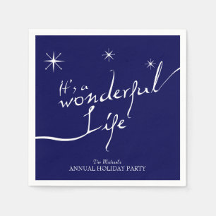 Es ist ein wunderbares Leben, Feiertags-Party Serviette