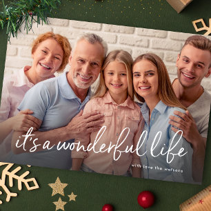 Es ist ein wunderbares Leben Weihnachten Ein Foto