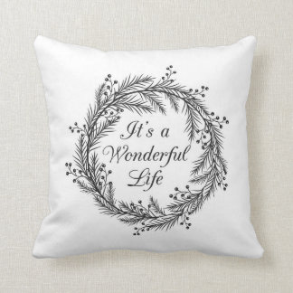 Es ist ein wunderbares Leben - Weihnachtskissen Kissen