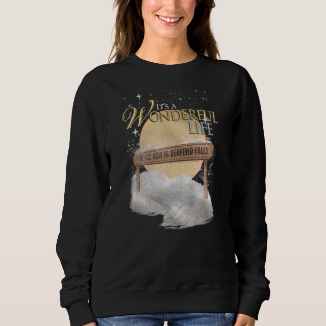 Es ist ein wunderbares Life Wintery Sign Sweatshirt (Vorderseite)