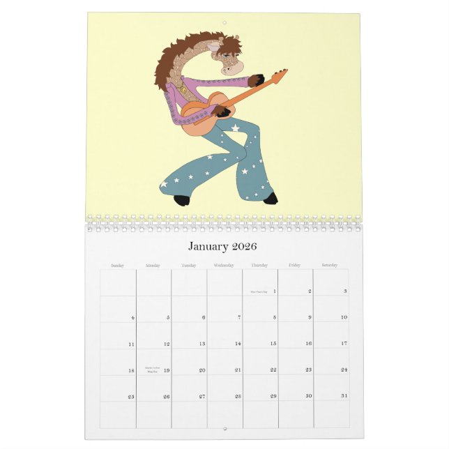 Es ist ein Zoo! Größtenteils Giraffen… Kalender (Jan 2026)