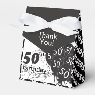 Es ist eine 50. Geburtstagsfeier Geschenkschachtel