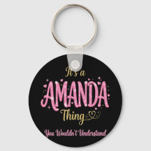 Es ist eine Amanda-Sache Rosa Gold Frauen Geschenk