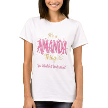 Es ist eine Amanda-Sache Rosa Gold Frauen Geschenk